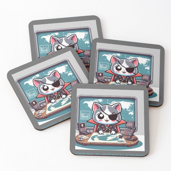 Item preview, World Domination Cat: Cute but Villainous Design (v3) designed and sold by MIDesign.