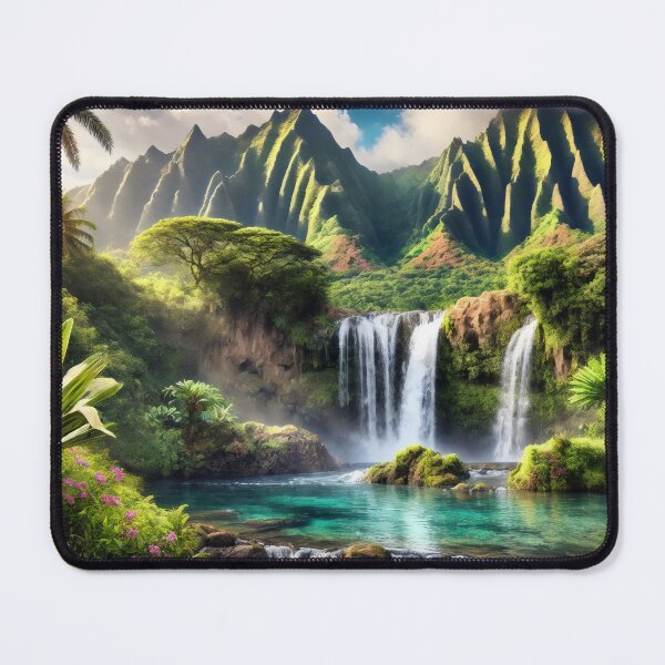 Item preview, Tropical Paradise Waterfall designed and sold by SomethingNiceHI.