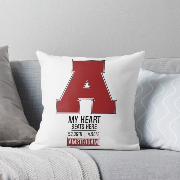 Item preview, AMSTERDAM MY HEART BEATS HERE WHITE designed and sold by LMAGARMENTS.