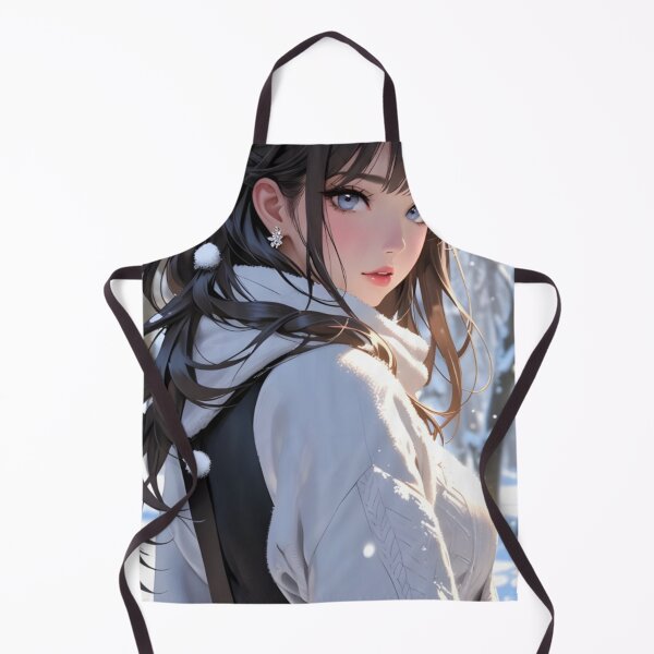 Item preview, Aesthetic Anime Girl in Winter | 4K Anime Wallpaper designed and sold by typoinspired.