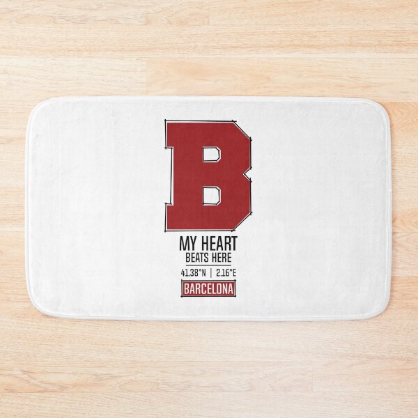 Item preview, BARCELONA MY HEART BEATS HERE WHITE designed and sold by LMAGARMENTS.