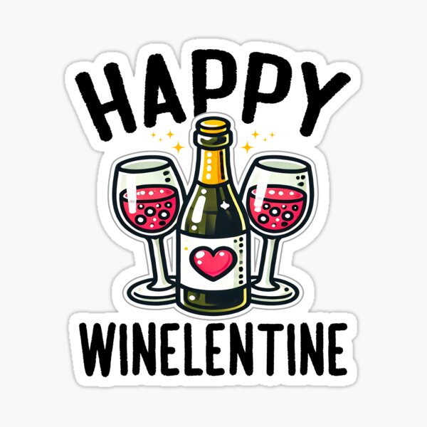 Artikel-Vorschau von HAPPY WINELENTINE - GESCHENK, designt und verkauft von KEF Custom.