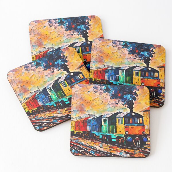 Item preview, Depot with abandoned diesel locomotives designed and sold by Gabi.Media.