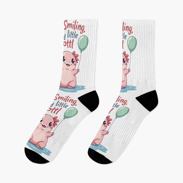 Item preview, Keep Smiling, My Little Lotl - Cute Axolotl designed and sold by Bulwshop.