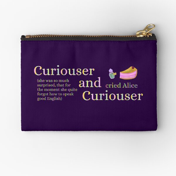 Curiouser and Curiouser Zipper Pouch