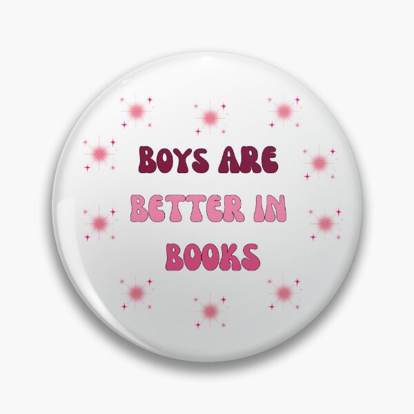 Item preview, Funny Book Lover Quote - Boys Are Better in Books - Cute Reader Gift designed and sold by Anyone--Style.