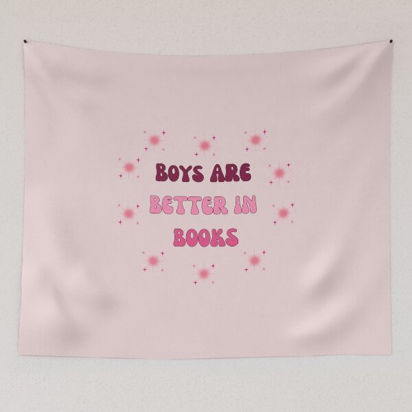 Item preview, Funny Book Lover Quote - Boys Are Better in Books - Cute Reader Gift designed and sold by Anyone--Style.