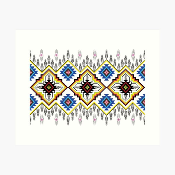 Aperçu de l'œuvre Motif tribal Navajo créée et vendue par DarunDesigns.