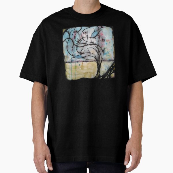 Desert Rose ink on paper Oversized T-Shirt
