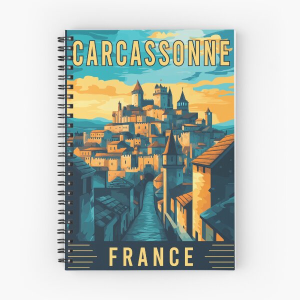 Item preview, Discover Medieval Magic of Carcassonne in France - Travel Art designed and sold by turtlestart.