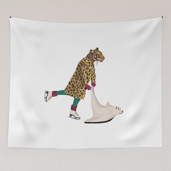 Item preview, Tiger skating designed and sold by Ekaterina Khozatskaya.