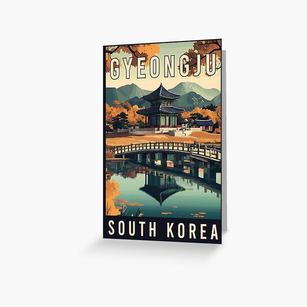 Item preview, Discover The Ancient City of Gyeongju in South Korea - Travel Art designed and sold by turtlestart.