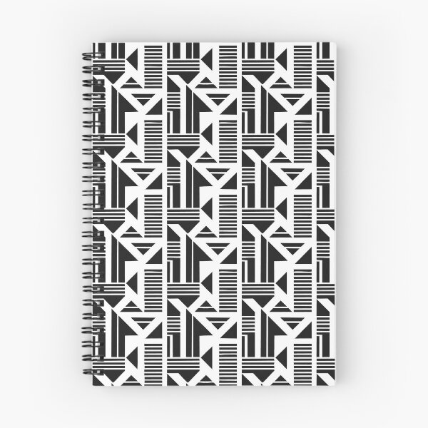 Item preview, black and white  line pattern designed and sold by Fat Fish Canvas.
