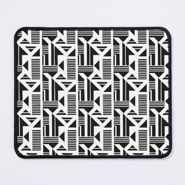 Item preview, black and white  line pattern designed and sold by Fat Fish Canvas.