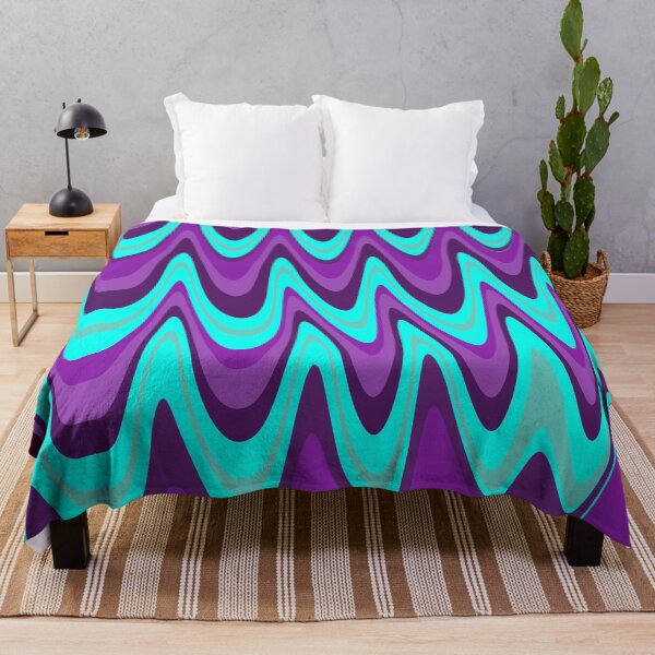 Item preview, Abstract Art Purple and sky blue designed and sold by chahakisha.