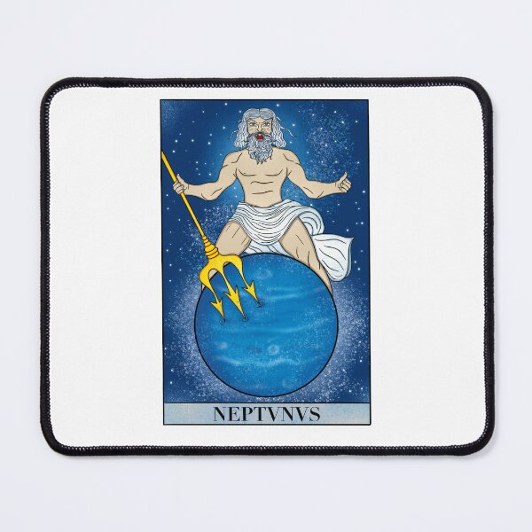 Item preview, Poseidon/Neptune with Cosmic Backround - Mythology and Space Art designed and sold by Ancient-Tales.