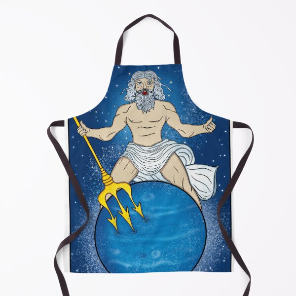 Item preview, Poseidon/Neptune with Cosmic Backround - Mythology and Space Art designed and sold by Ancient-Tales.