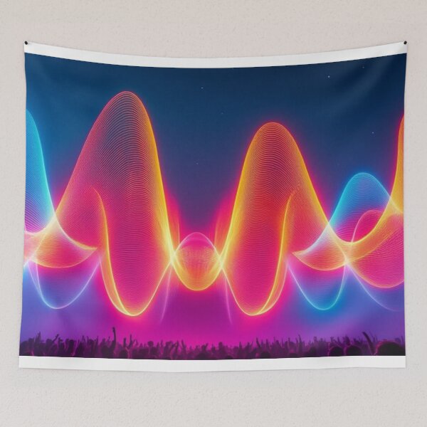 Item preview, Soundwave Symphony: A Canvas Pulse of Music designed and sold by eXtraHumans.