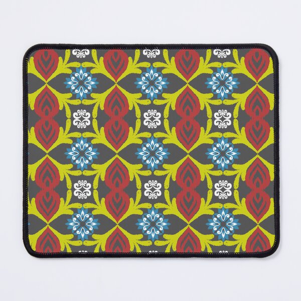 Item preview, Ikat vintage red floral seamless for decoration designed and sold by RIYA SIRI.
