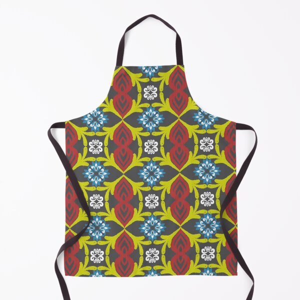 Item preview, Ikat vintage red floral seamless for decoration designed and sold by RIYA SIRI.