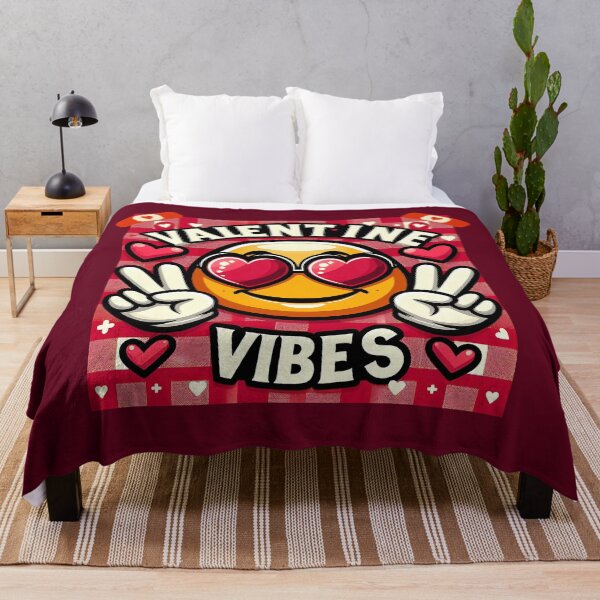 Item preview, Smiley Face on Red-Pink Plaid – Valentine Vibes designed and sold by OMdesign10.