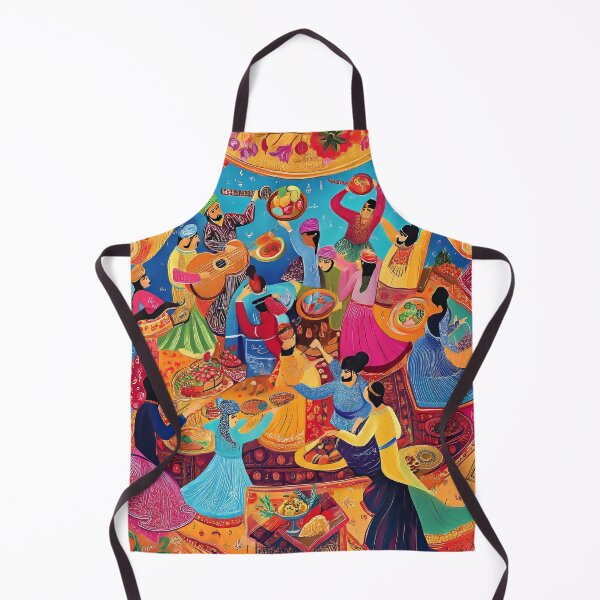 Item preview, Vibrant Celebration of a Persian Party designed and sold by PersiaArts.