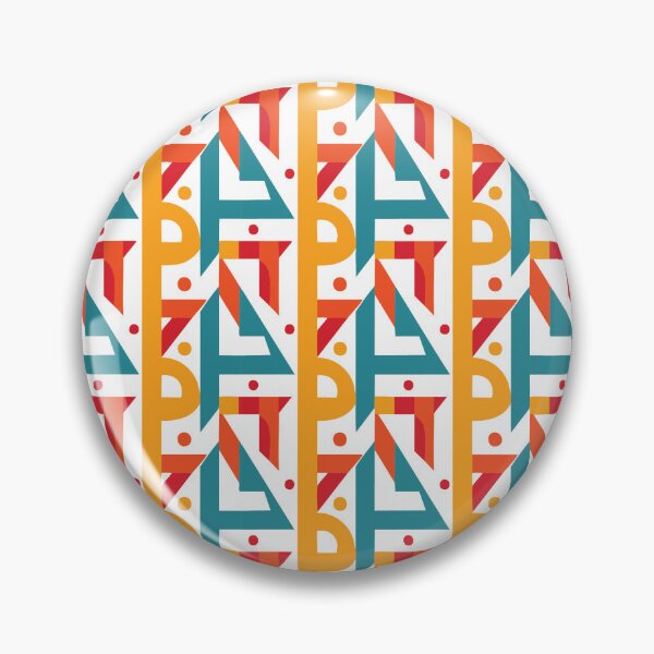 Item preview, Bauhaus stylish pattern. designed and sold by Fat Fish Canvas.