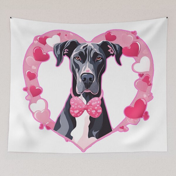 Item preview, Valentine's Day Great Dane Love designed and sold by GoodyPaws.
