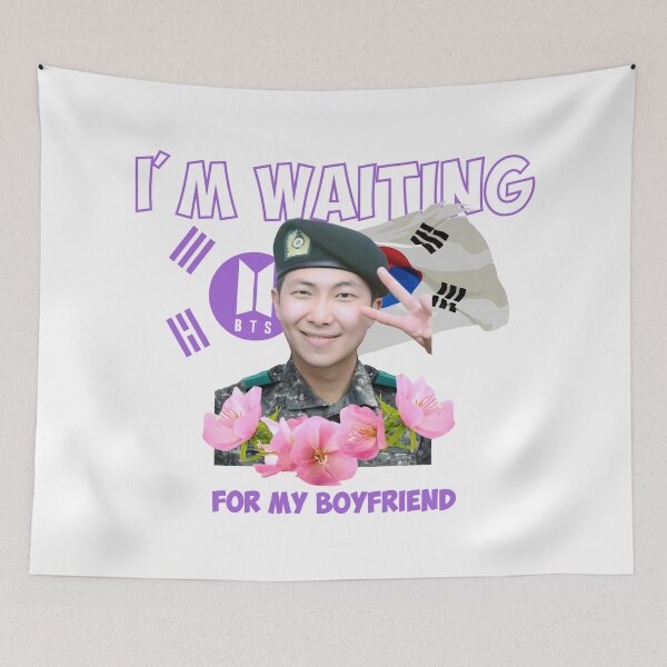 Item preview, BTS RM - I'm Waiting for my boyfriend designed and sold by Eldavilora.