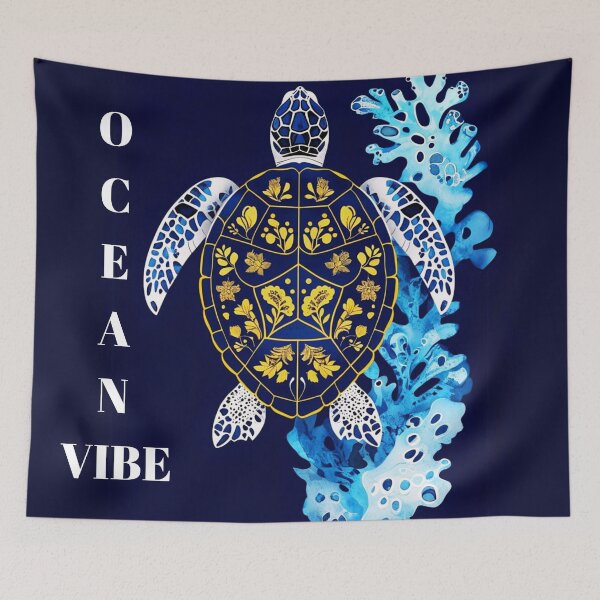 Item preview, Ocean Vibe Turtle designed and sold by GrifonJ.