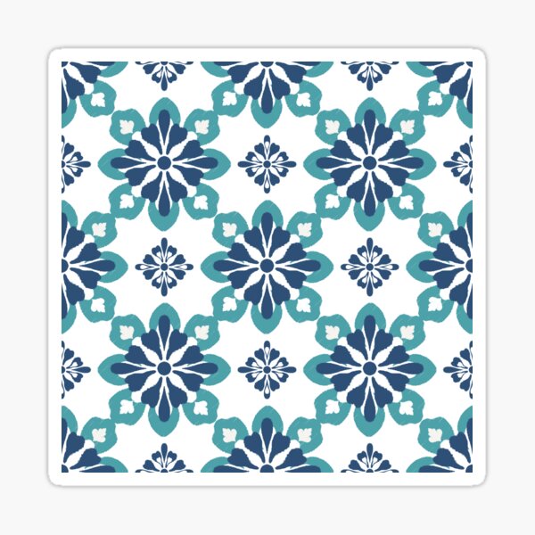 Item preview, Great ikat vintage floral seamless pattern, Turkish tiles. designed and sold by RIYA SIRI.