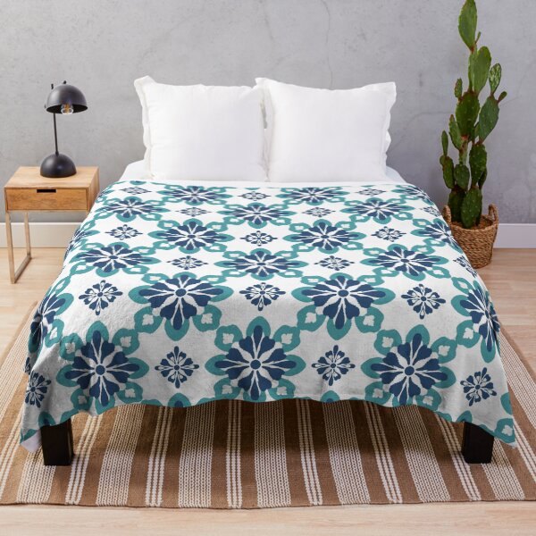 Item preview, Great ikat vintage floral seamless pattern, Turkish tiles. designed and sold by RIYA SIRI.