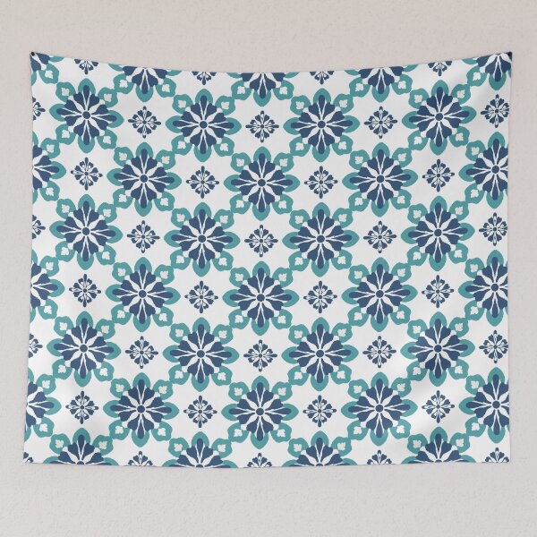 Item preview, Great ikat vintage floral seamless pattern, Turkish tiles. designed and sold by RIYA SIRI.