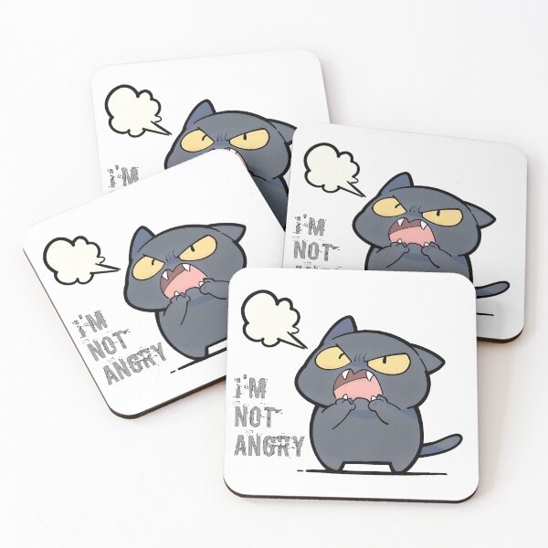 Item preview, I'm Not Angry Cat designed and sold by RubisLeaf.