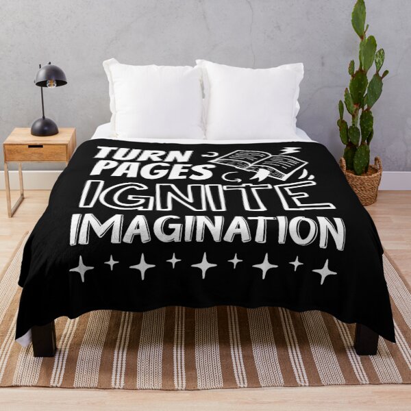 Item preview, Turn Pages Ignite Imagination for Teacher Women Love Reading Book designed and sold by Designer-Girl.