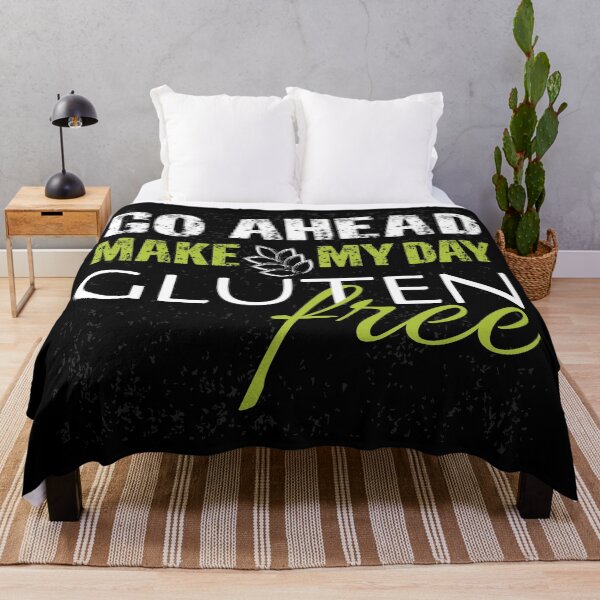 Item preview, "Go ahead, Make my day Gluten-free" t-shirt design designed and sold by MyGluteesFree77.