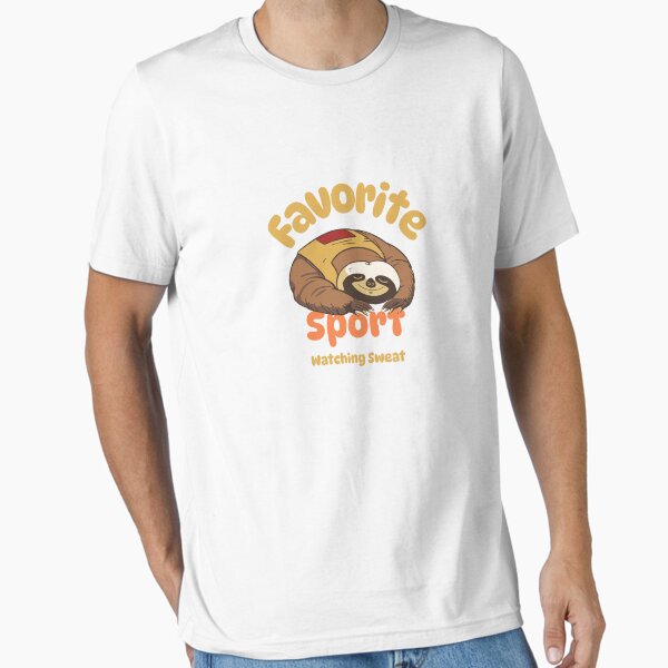 Vista previa del artículo con la obra «Deporte favorito mirando sudor», diseñado y vendido por jhcollectives.