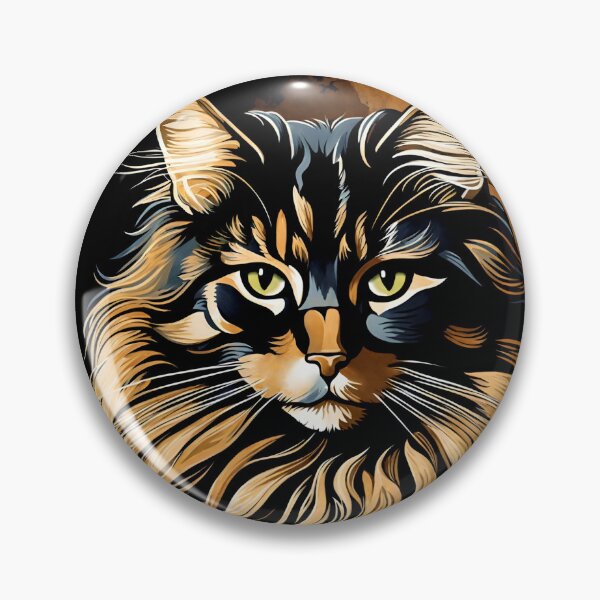 Item preview, Vintage Cat Art: Portrait of a Long-Haired Cat in a Gothic Setting | Animal Art | Gothic Art | Cat Art | Cat Oil Painting designed and sold by UnhingedBird.