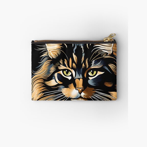 Item preview, Vintage Cat Art: Portrait of a Long-Haired Cat in a Gothic Setting | Animal Art | Gothic Art | Cat Art | Cat Oil Painting designed and sold by UnhingedBird.