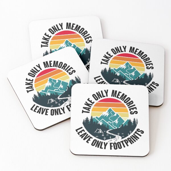 Item preview, TAKE ONLY MEMORIES, LEAVE ONLY FOOTPRINTS design designed and sold by ArthousePromos.