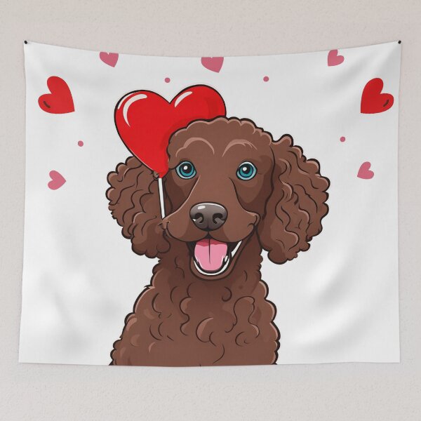Item preview, Valentine's Day Irish Water Spaniel Love designed and sold by GoodyPaws.