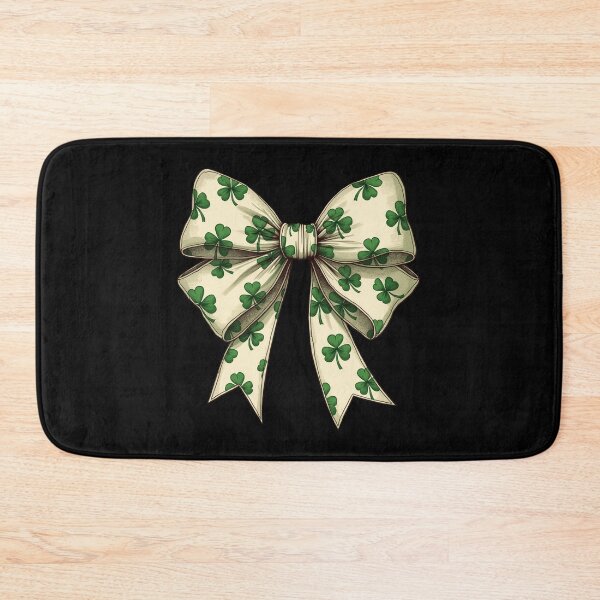 Item preview, St.Patricks Day Lucky Shamrock Coquette Bow  designed and sold by Blok45.
