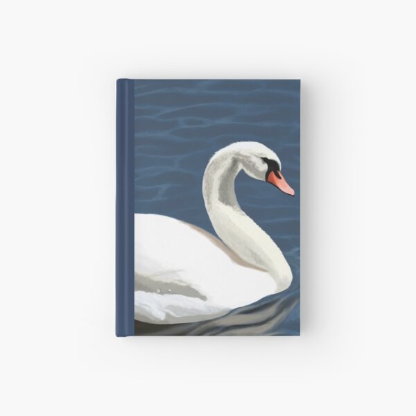 Elegant Swan Hardcover Journal