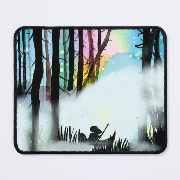 Item preview, Whimsical Mouse Quest – Mystical Forest Watercolor - Illustration Jemma Jamie Skidmore designed and sold by Jemma Jamie Skidmore.