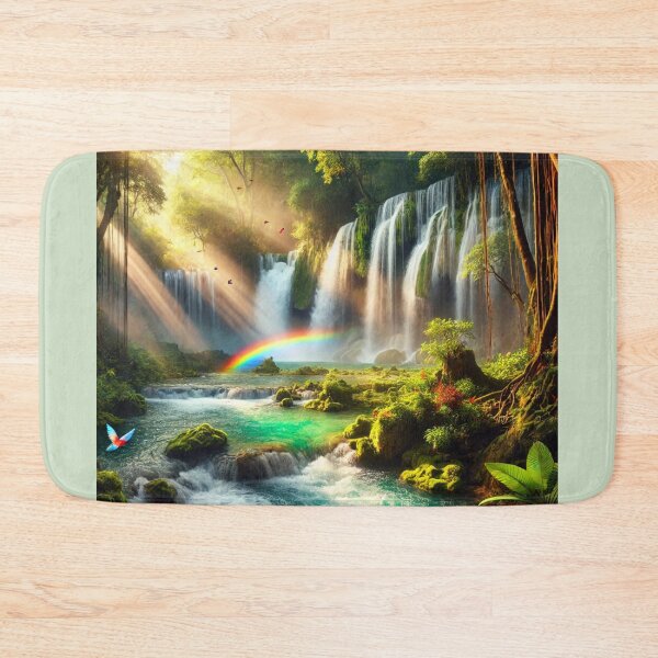 Item preview, Ethereal Paradise: Waterfalls and Rainbows designed and sold by pensational.