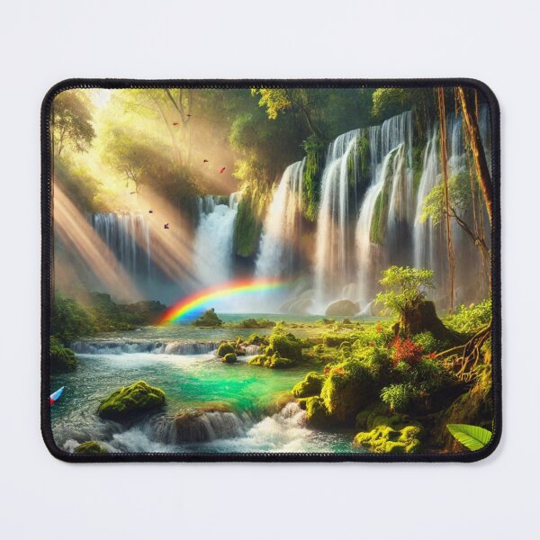 Item preview, Ethereal Paradise: Waterfalls and Rainbows designed and sold by pensational.