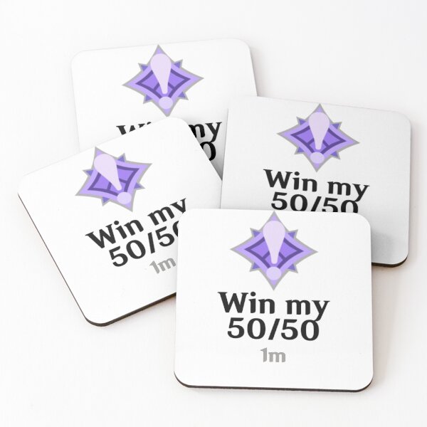 Item preview, Win my 50/50 Genshin Impact designed and sold by puffdipper.