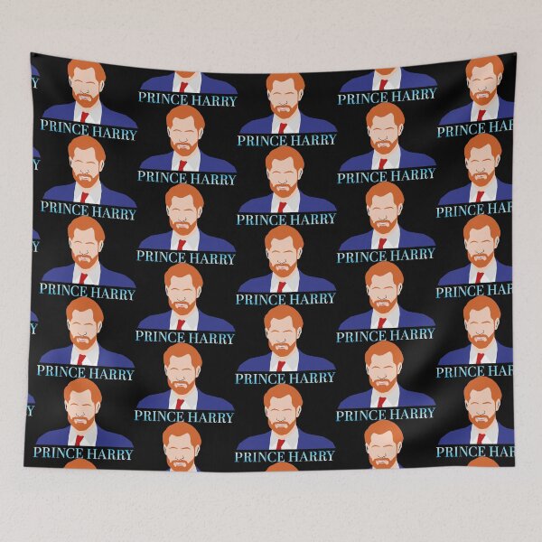 Item preview, Prince Harry illustration designed and sold by ZooStateofMind.