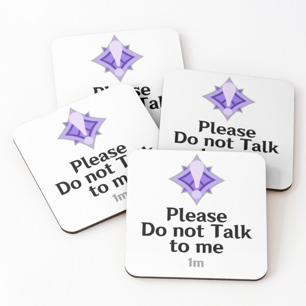 Item preview, Daily Commission Don't talk to me Genshin Impact designed and sold by puffdipper.