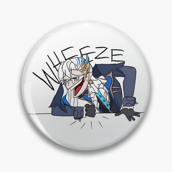 Item preview, Neuvillette Wheeze Meme Genshin Impact designed and sold by puffdipper.